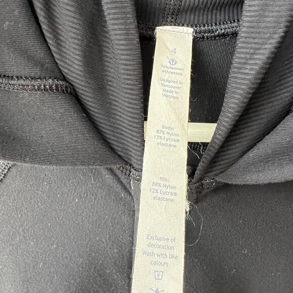 Lululemon Daily practice jacket, Black, SIze 4 D34 - Picture 8 of 10